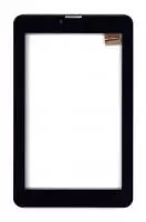 Сенсорное стекло (тачскрин) для Irbis TZ742, черное с рамкой