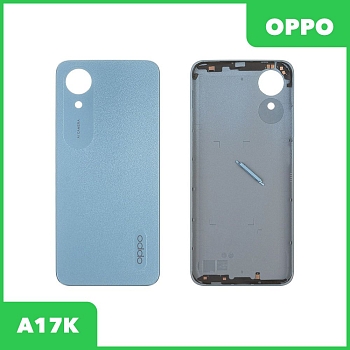 Задняя крышка для OPPO A17K (CPH2471) (голубой)