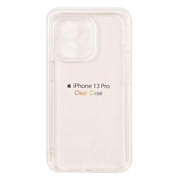 Чехол Clear Case для Apple iPhone 13 Pro, прозрачный, силикон
