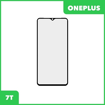 Стекло + OCA пленка для переклейки OnePlus 7T, черный