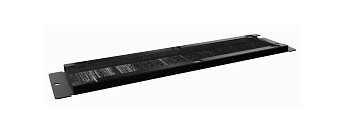 TCB-TTB-RAL9004 Панель с щеточным кабельным вводом в пол/потолок для шкафов серии TTB, TWB, 65 мм х 293 мм (ШхД), цвет черный (RAL 9004) Hyperline